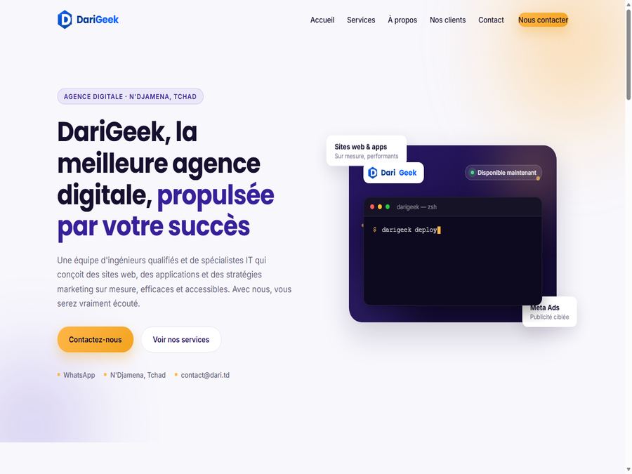 Darigeek — Agence digitale